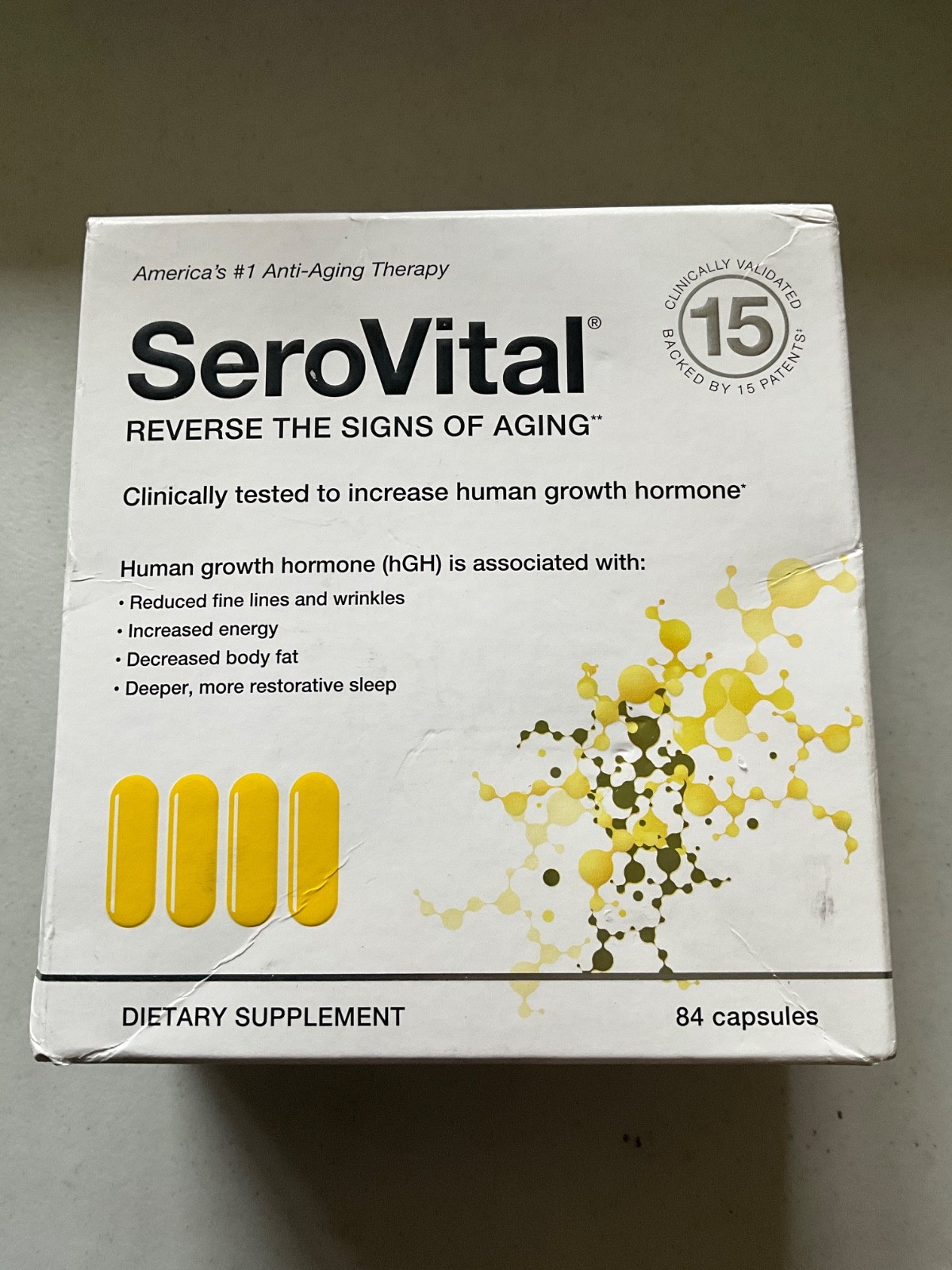 Serovital Anti-Aging Therapy 84 Capsules Exp. 05/2027