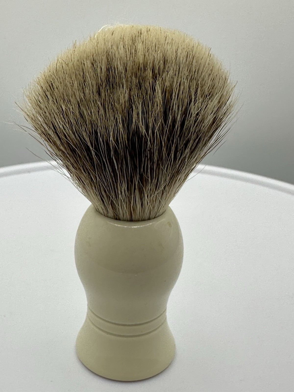 Vintage Kingsley Pure Badger Shave Brush Made In The United Kingdom EUC