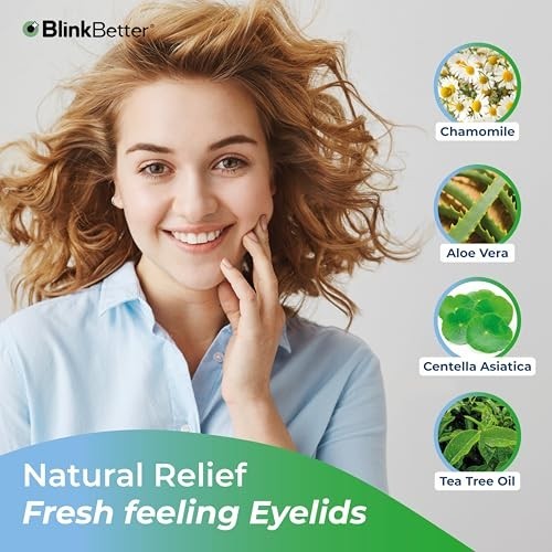Eyelid Wipes 60 Count Pack of 3 Tea Tree Oil Blepharitis Dry Eye Relief Dual