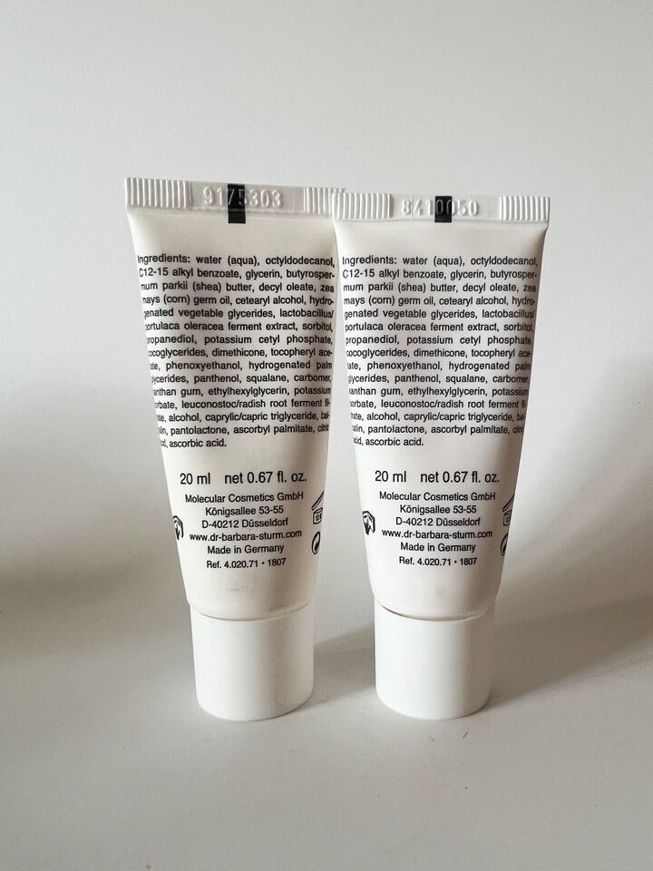 Dr Barbara Sturm Face Cream 0.67 oz/ 20ml each, Lot of 2 NWOB