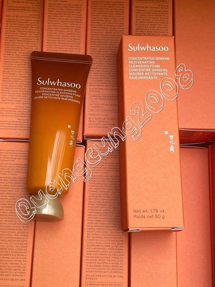Sulwhasoo Concentrated Ginseng Rejuvenating Cleansing Foam 50g 1pcs~10pcs