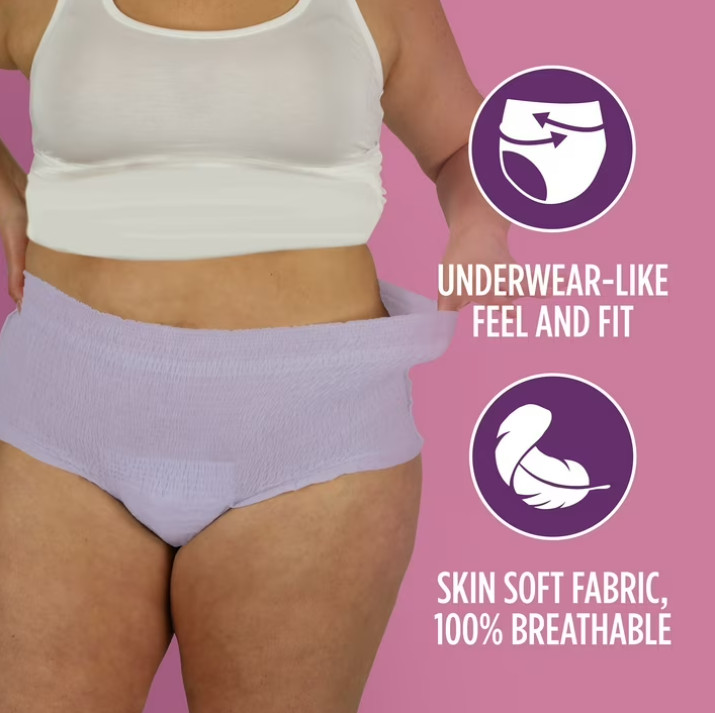 Assurance Women’s Incontinence & Postpartum Underwear, 2XL, Absorb(54 Count)