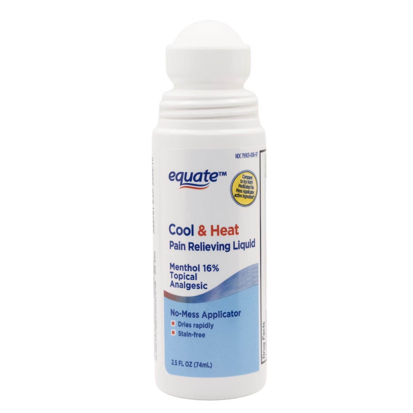 Equate Max Strength Cool & Heat, Joint Pain Relief, 2.5 fl. oz. 3 PACK FREE SHIP