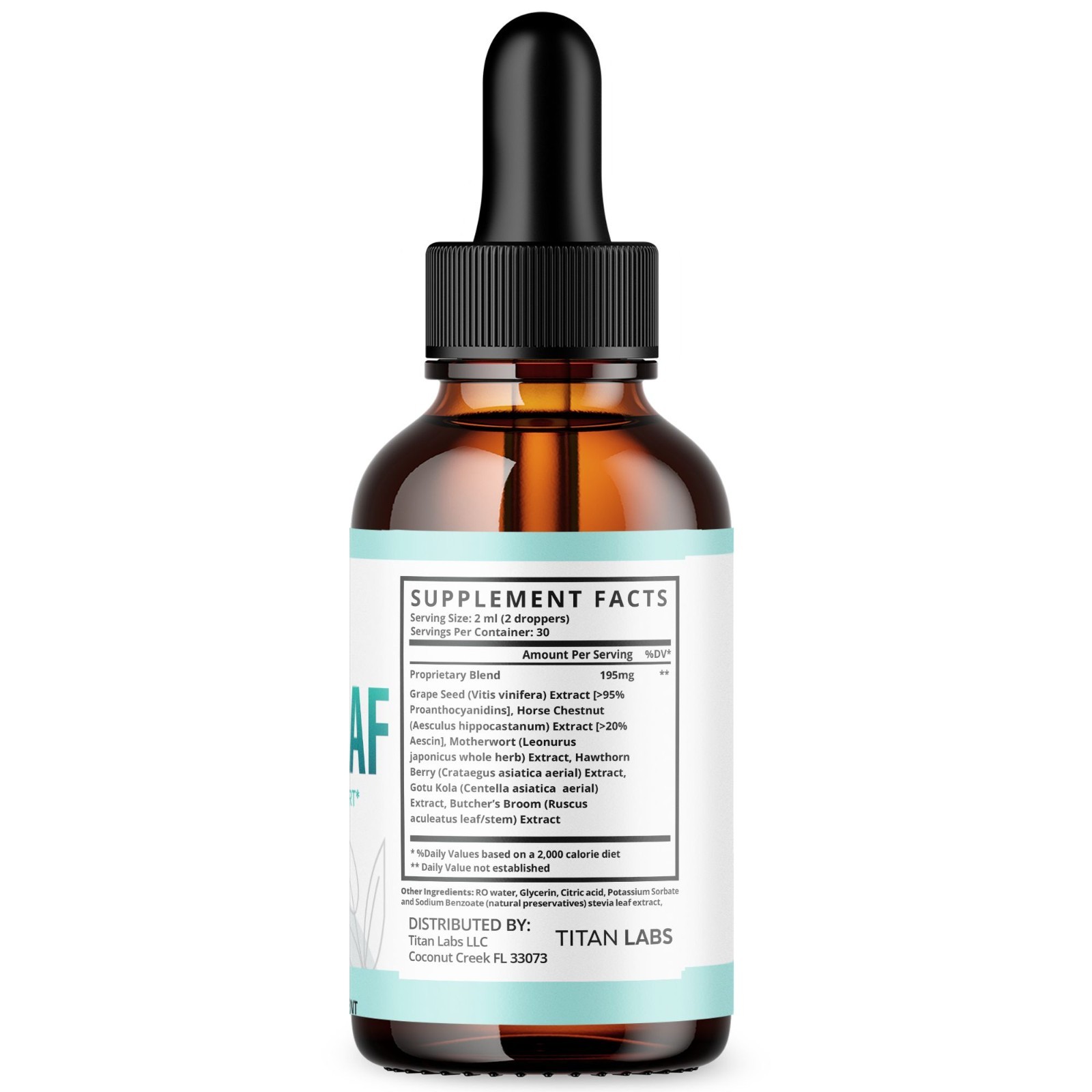 (1 Pack) Audileaf Ear Health Support Drops Natural Audi Leaf Vitamin 30 Servings