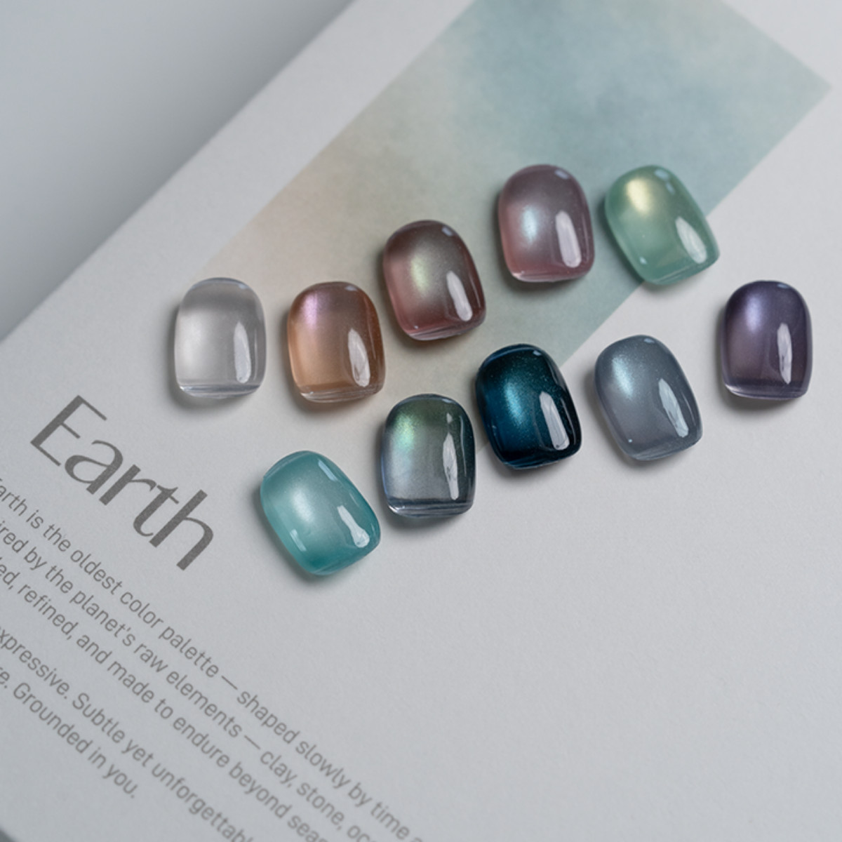 Fauve Gel Earth Magnet Gel Soak Off Nail Gel K-Beauty