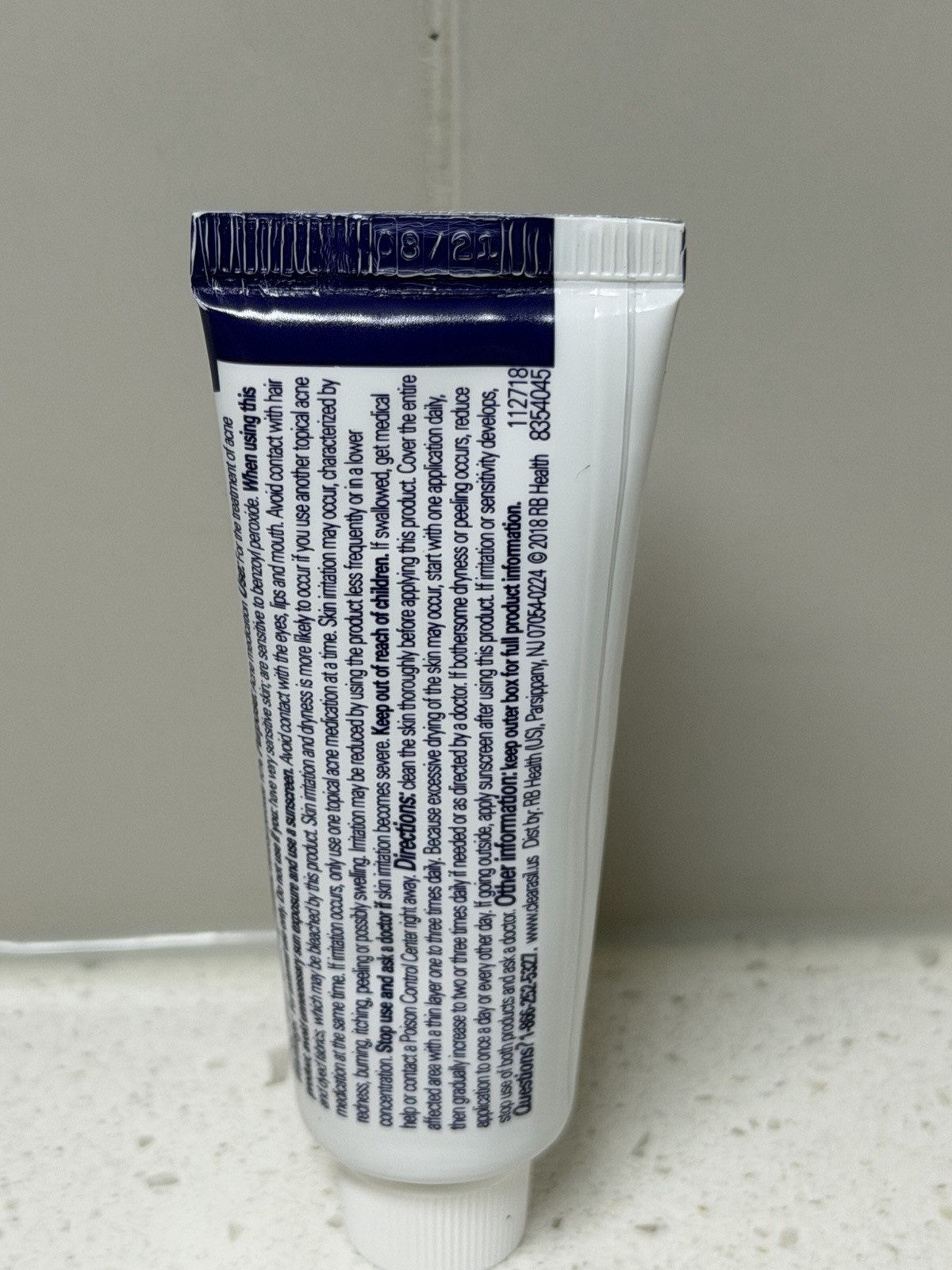Clearasil Benzoyl Peroxide Stubborn Acne Spot Treatment Cream 1 oz ORIGINAL READ
