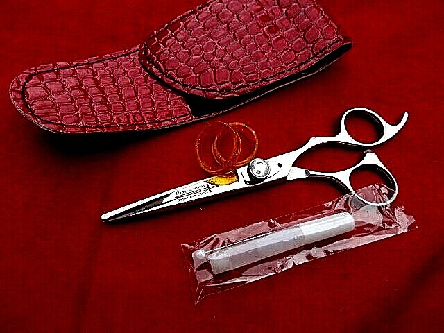 Money Back Warranty_TOP 6″(6.5″) Hairdressing Hair Scissors Japanese Steel_oil