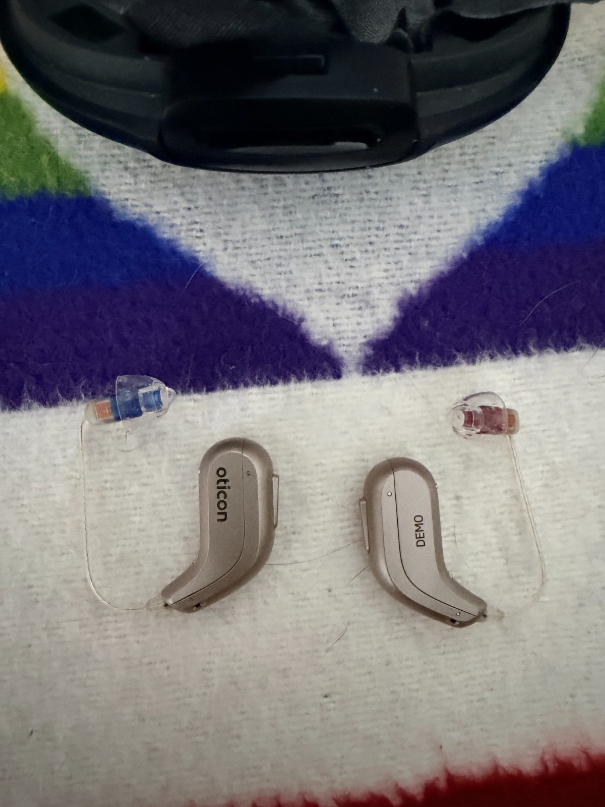 Oticon Intent 1 miniRITE Hearing Aids (PAIR) – USED– Charger Full Bundle