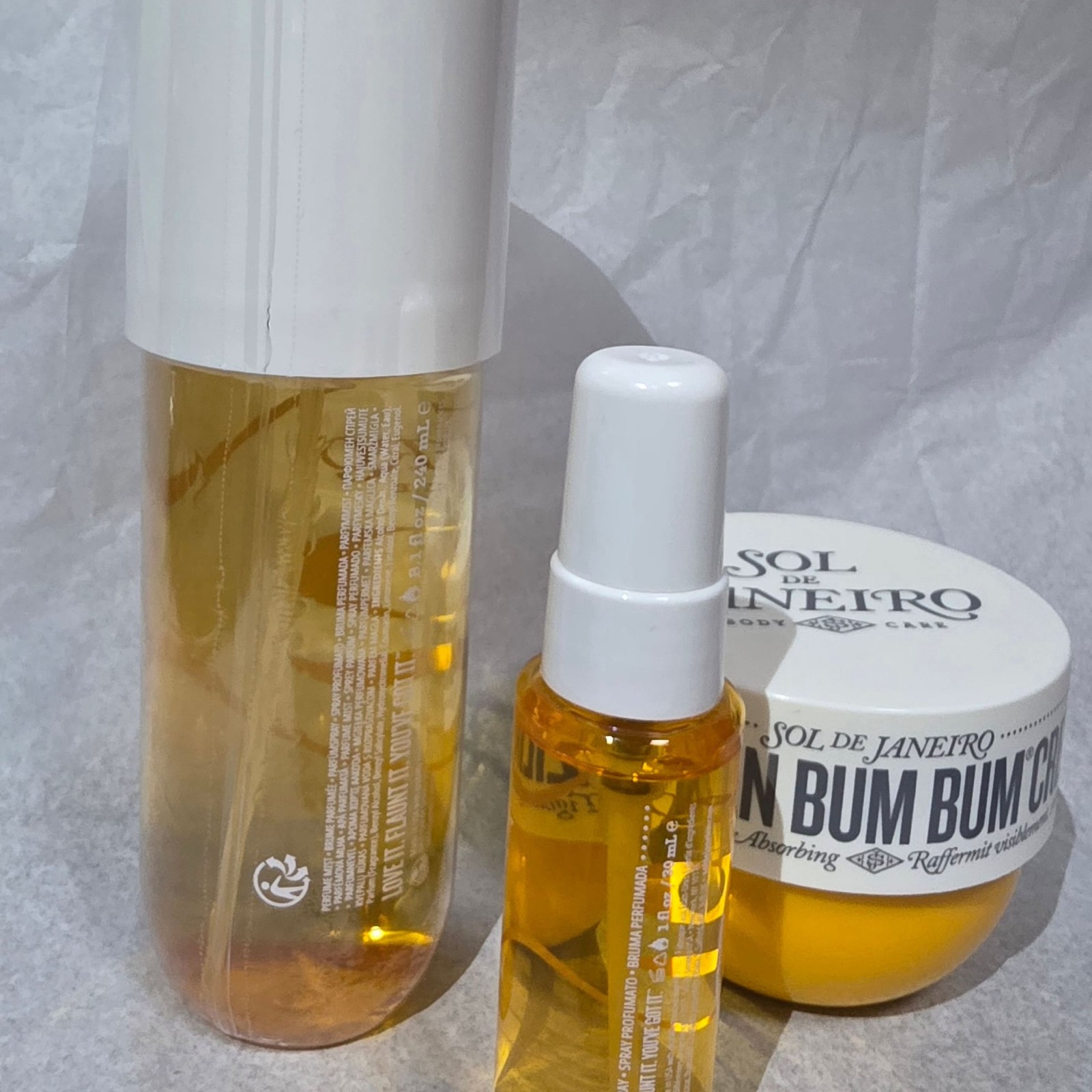 Sol de Janeiro Perfume (XL & Travel Size) + Brazilian Bum Bum Cream Large Size