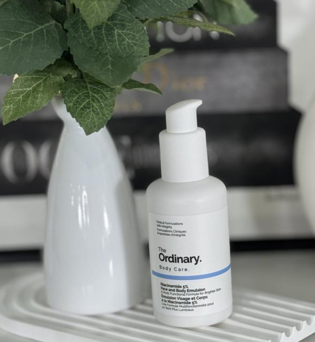 NIB 100% Authentic The Ordinary Niacinamide 5% Face and Body Emulsion, 3.4 oz