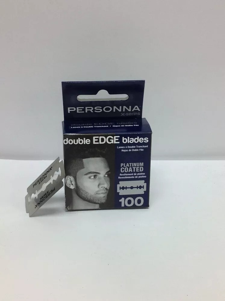 100 Personna X-series Stainless Steel Double Edge Barber Razor Blades Israel