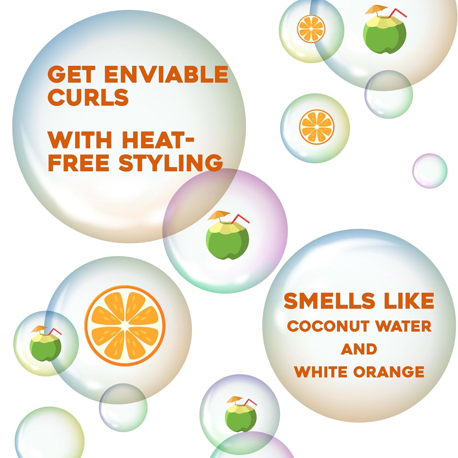 OGX Locking + Coconut Curls Air Dry Cream, No Parabens, 6 Oz