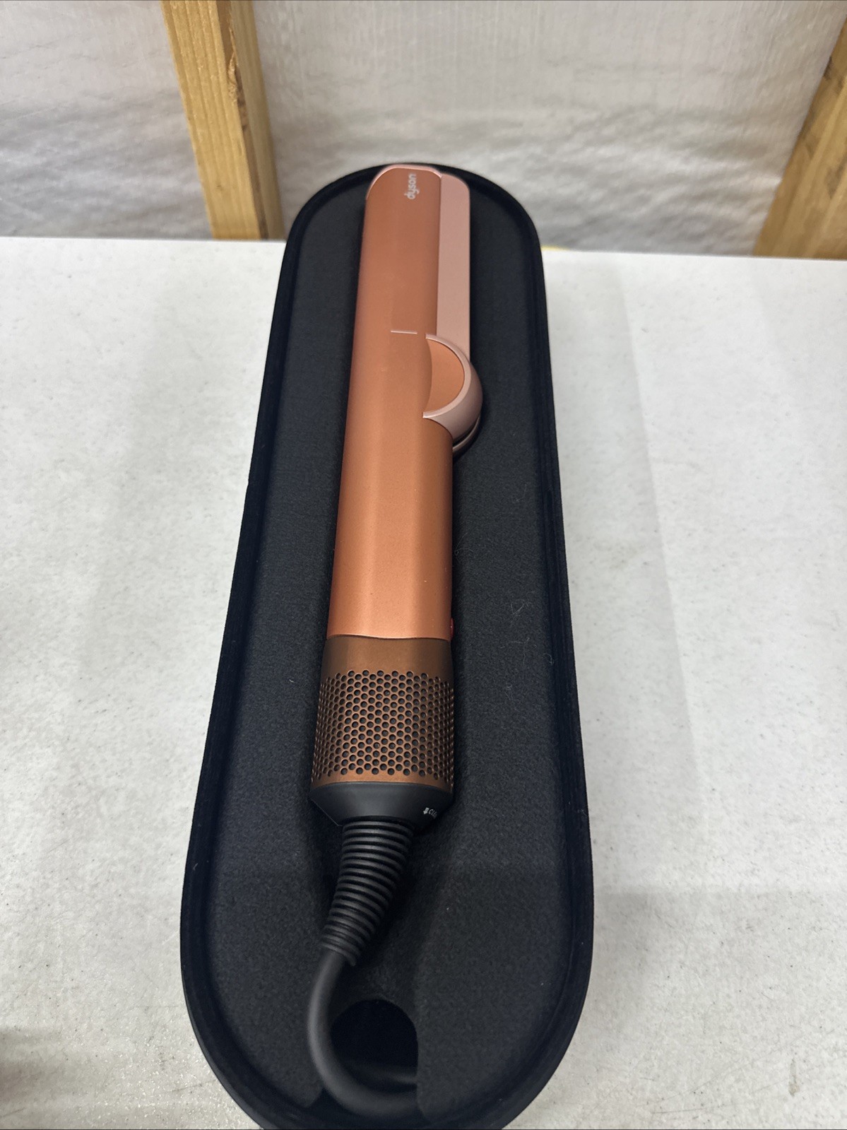 Dyson Airstrait Straightener Amber Silk Wet to Dry Hair Straightener