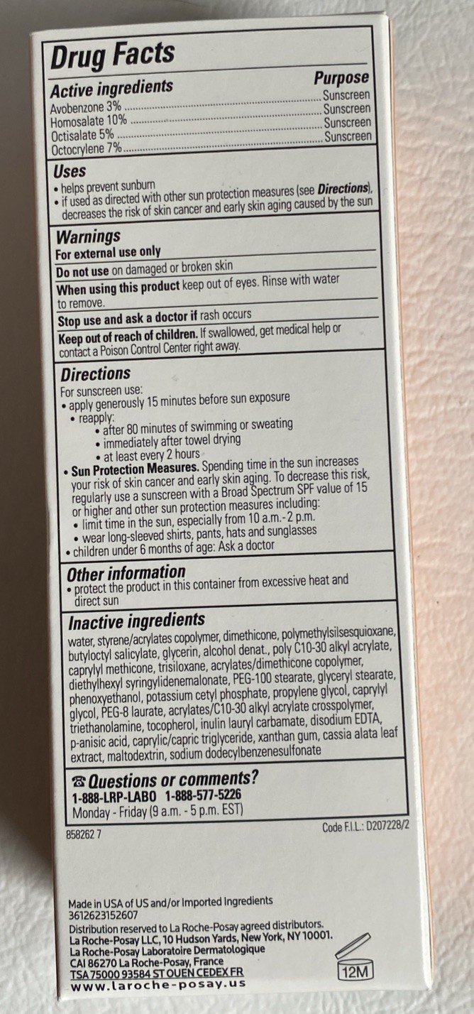 La Roche Posay Anthelios Melt In Milk Sunscreen SPF 60 – 3fl. oz Exp: 04/28