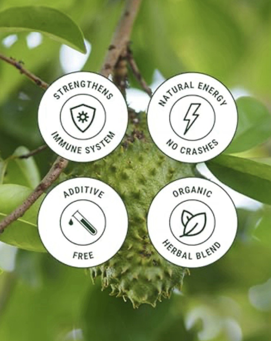 Serene Herb Exotic Soursop Bitters Liquid Gut Health Detox Lasting Vitality 16oz