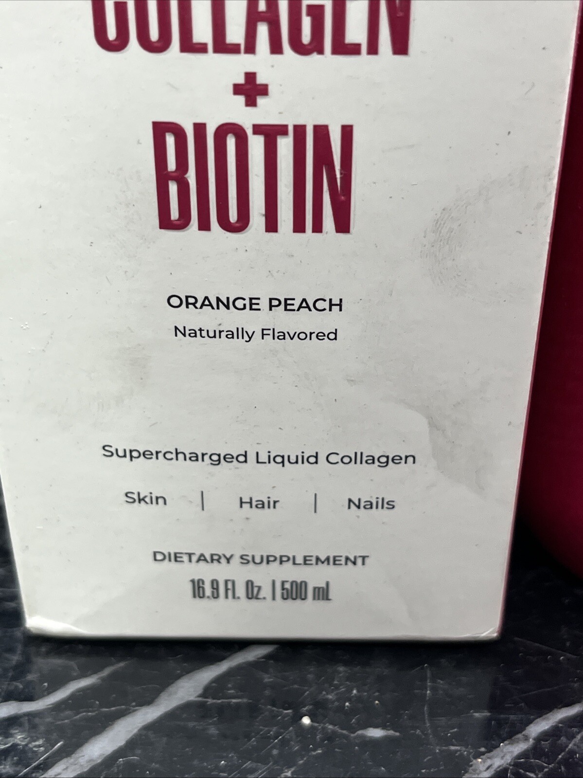 MAELYS COLLAGEN + BIOTIN ORANGE PEACH SUPERCHARGED LIQUID COLLAGEN 16.9oz NEW 🔥