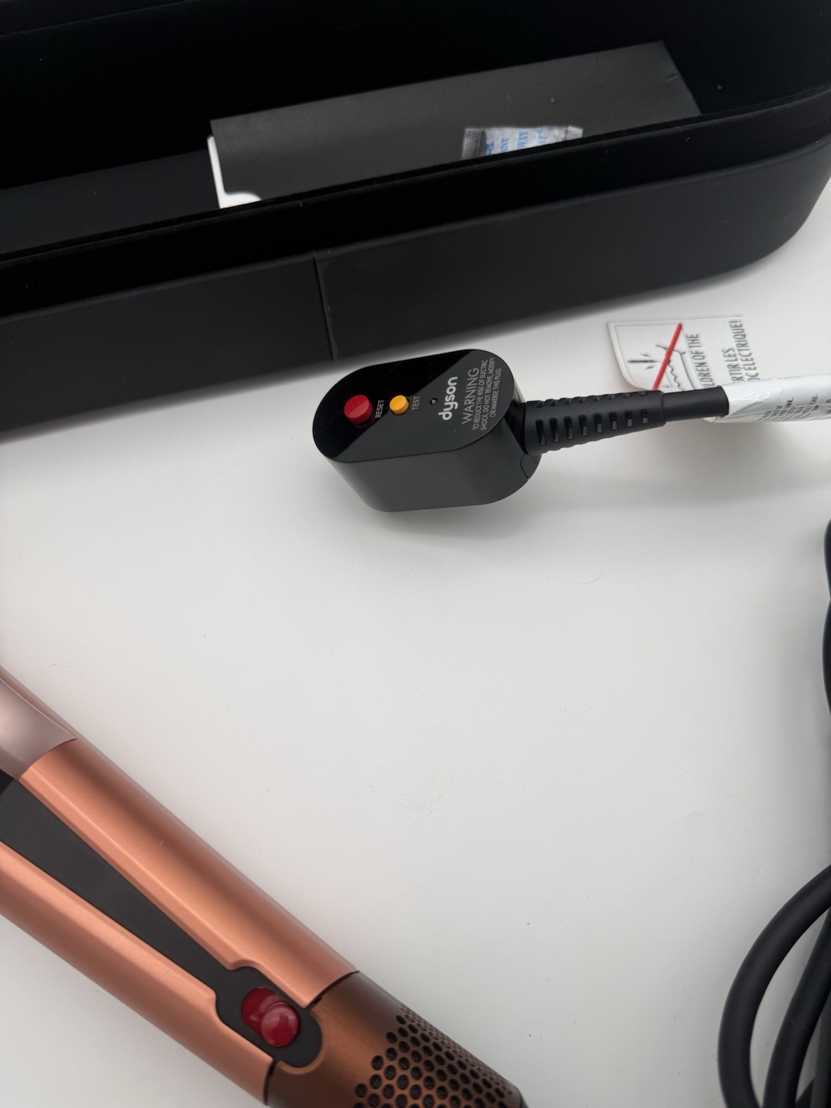 DYSON AIRSTRAIT Straightener Amber Silk Wet to Dry Hair Straightener