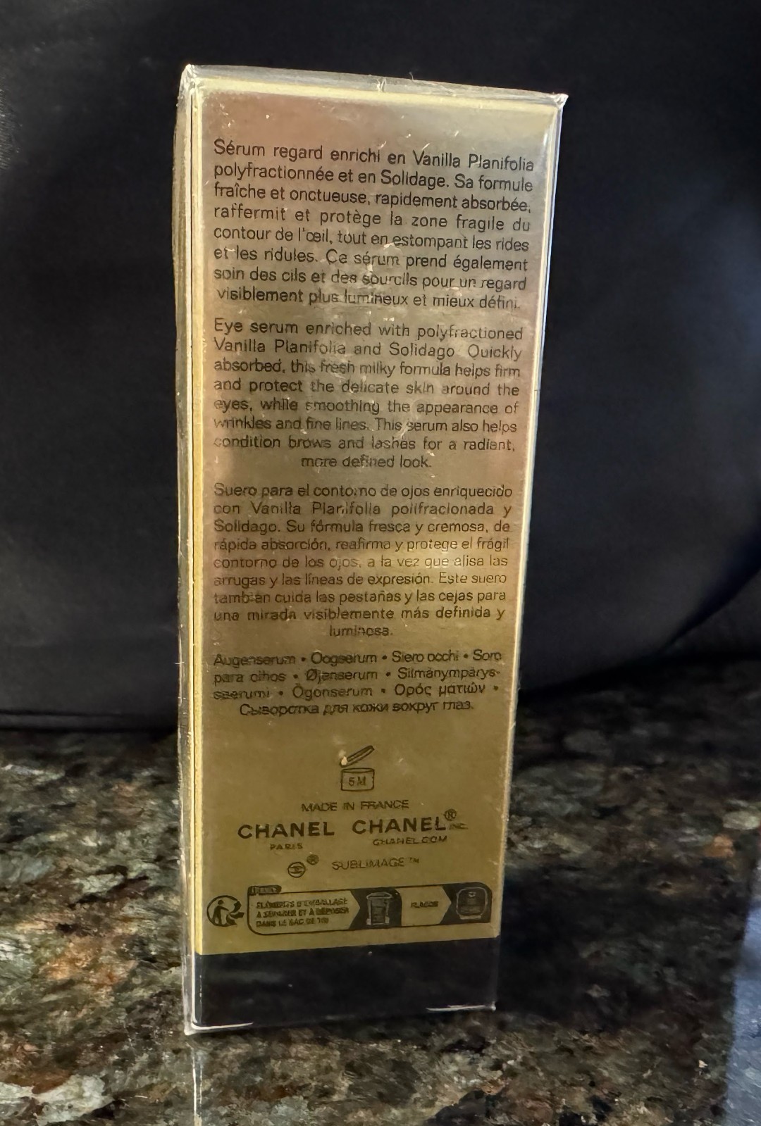 CHANEL SUBLIMAGE LE SÉRUM YEUX Ultimate Eye Serum .5oz New In Packaging