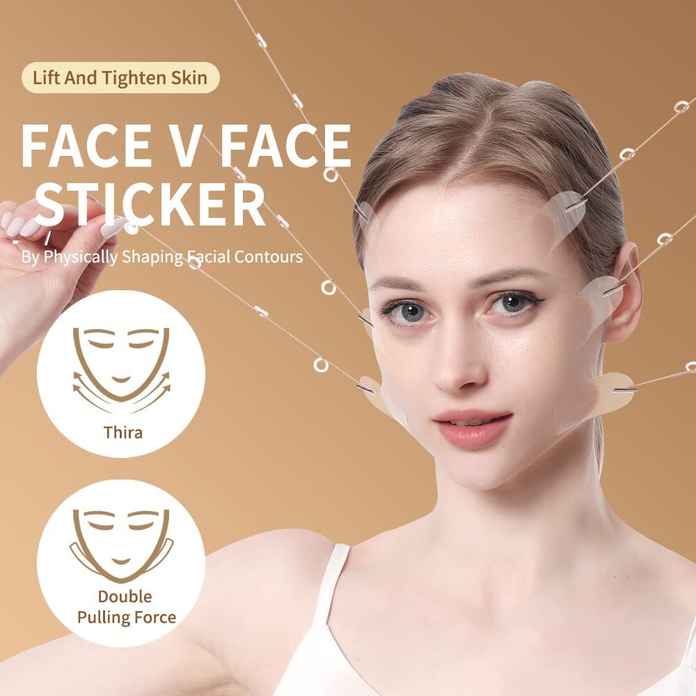 20/60/80Pcs V Tapes Shape Tape Anti Wrinkle Instant Face Neck Eye Lift Face Lift