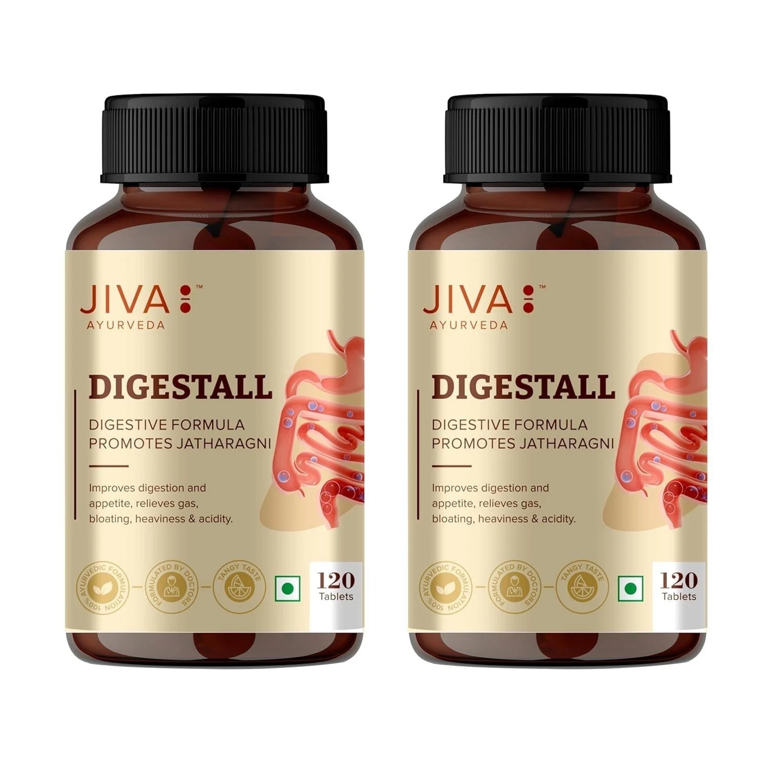 Digestall Tablet | Helpful In Indigestion, Bloating & Acidity (Pack of 2)