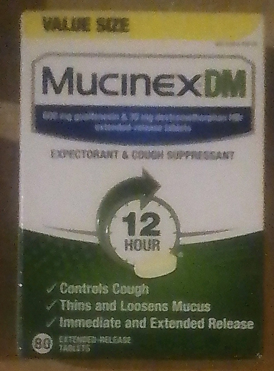 Mucinex DM 12 Hour Extended Release 80 Tablets Exp 05/2028