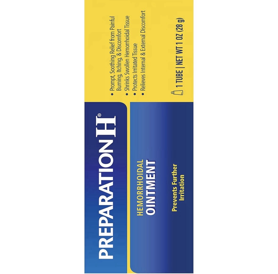Preparation H Hemorrhoid Ointment, Itching, Burning and Discomfort Relief-1 Tube