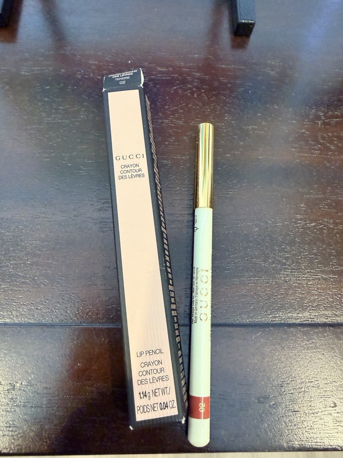 GUCCI CRAYON CONTOUR DES LEVRES LIP PENCIL TENDRE 02 Full Size 1.14g/0.04oz