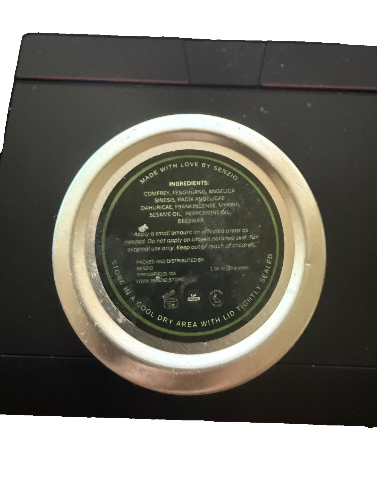 Senzion Miracle Balm for Legs, Arms, and Back Relief & Comfort
