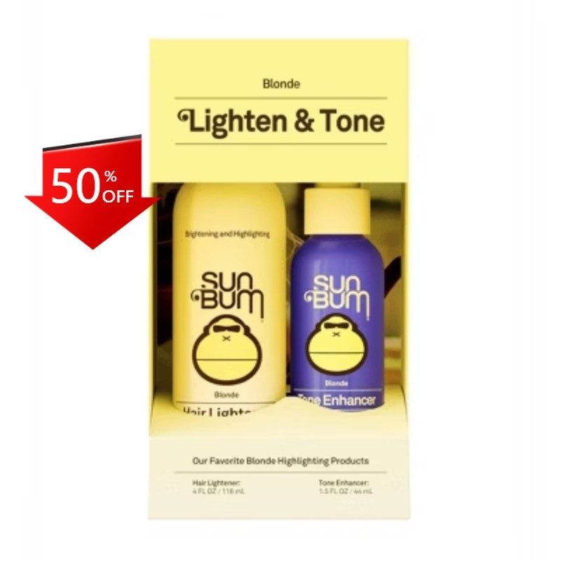 Sun Bum Lighten & Tone Kit – 5.5 fl oz/2ct: Paraben-Free Sulfate-Free Weekly Use