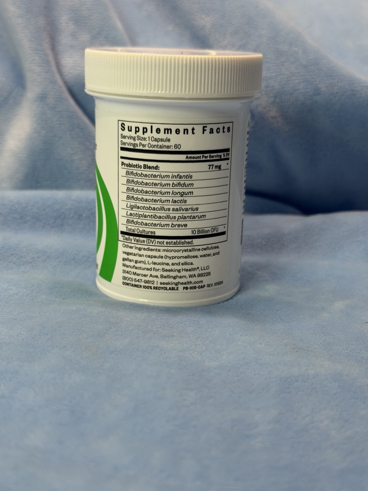 Seeking Health ProBiota HistaminX 60 Cap Gut Support Digestion Supplement 1-2027