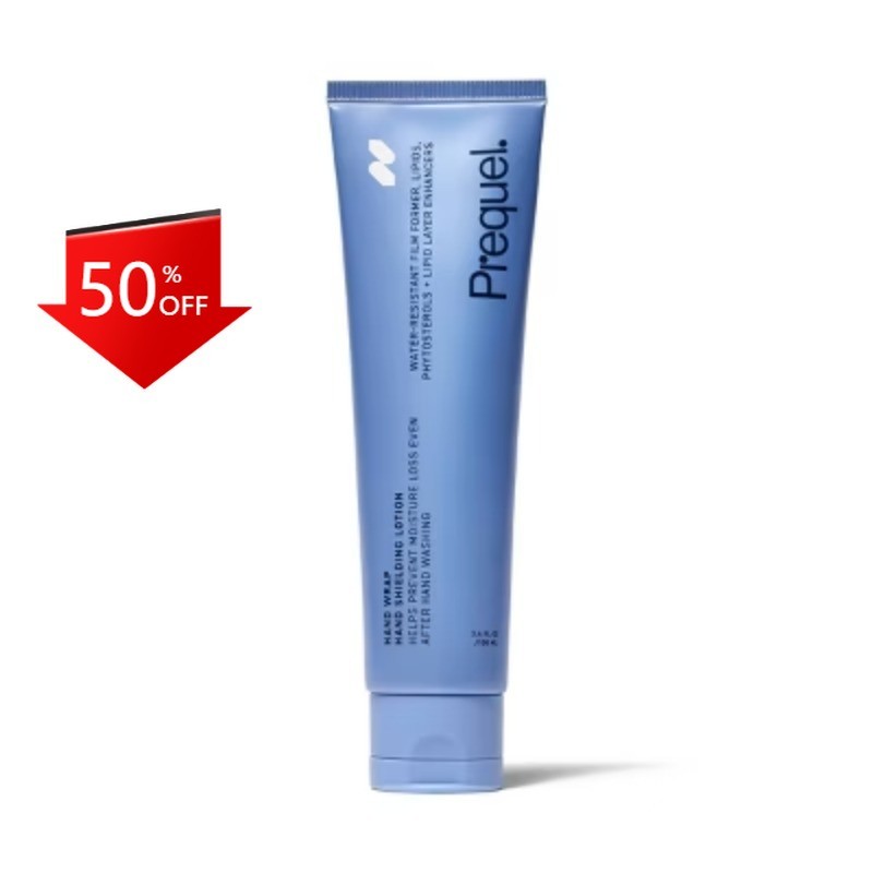 Prequel Hand Wrap Hand Shielding Lotion – 3.4 fl oz: Unscented, For Dry Skin