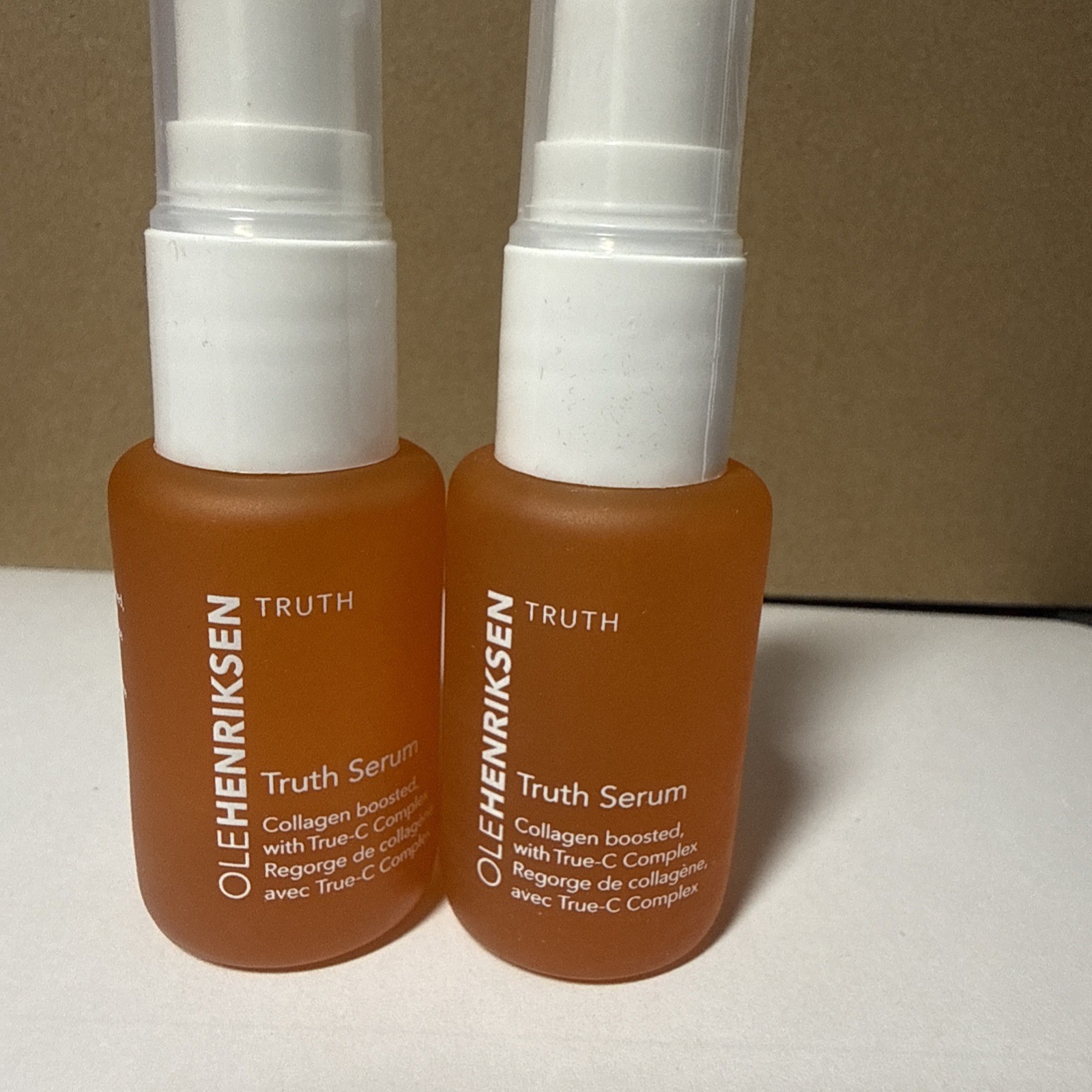2-PACK OLE HENRIKSEN Truth Serum Mini Collagen Booster Complex 0.5 fl oz NWOB