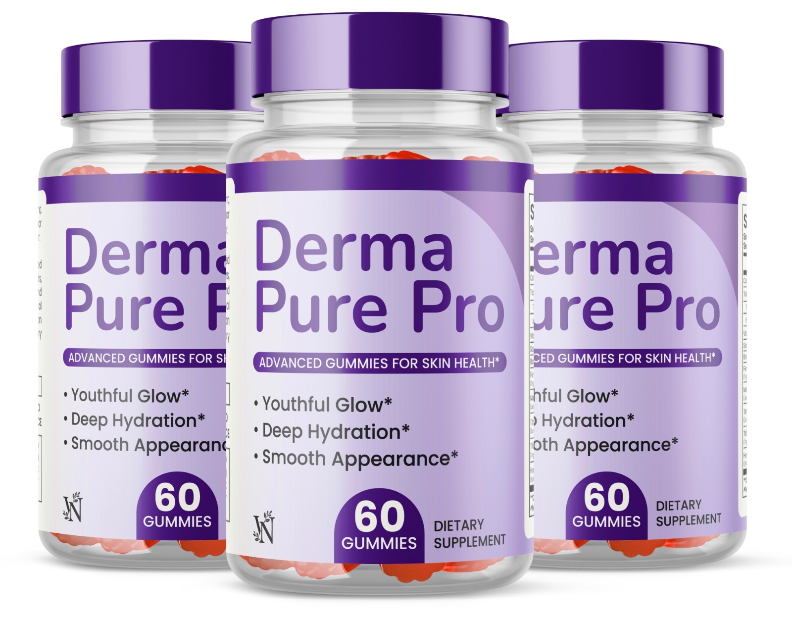 Derma Pure Gummies – Dermapure Oral Skincare Formula for Healthy 180 Gummies