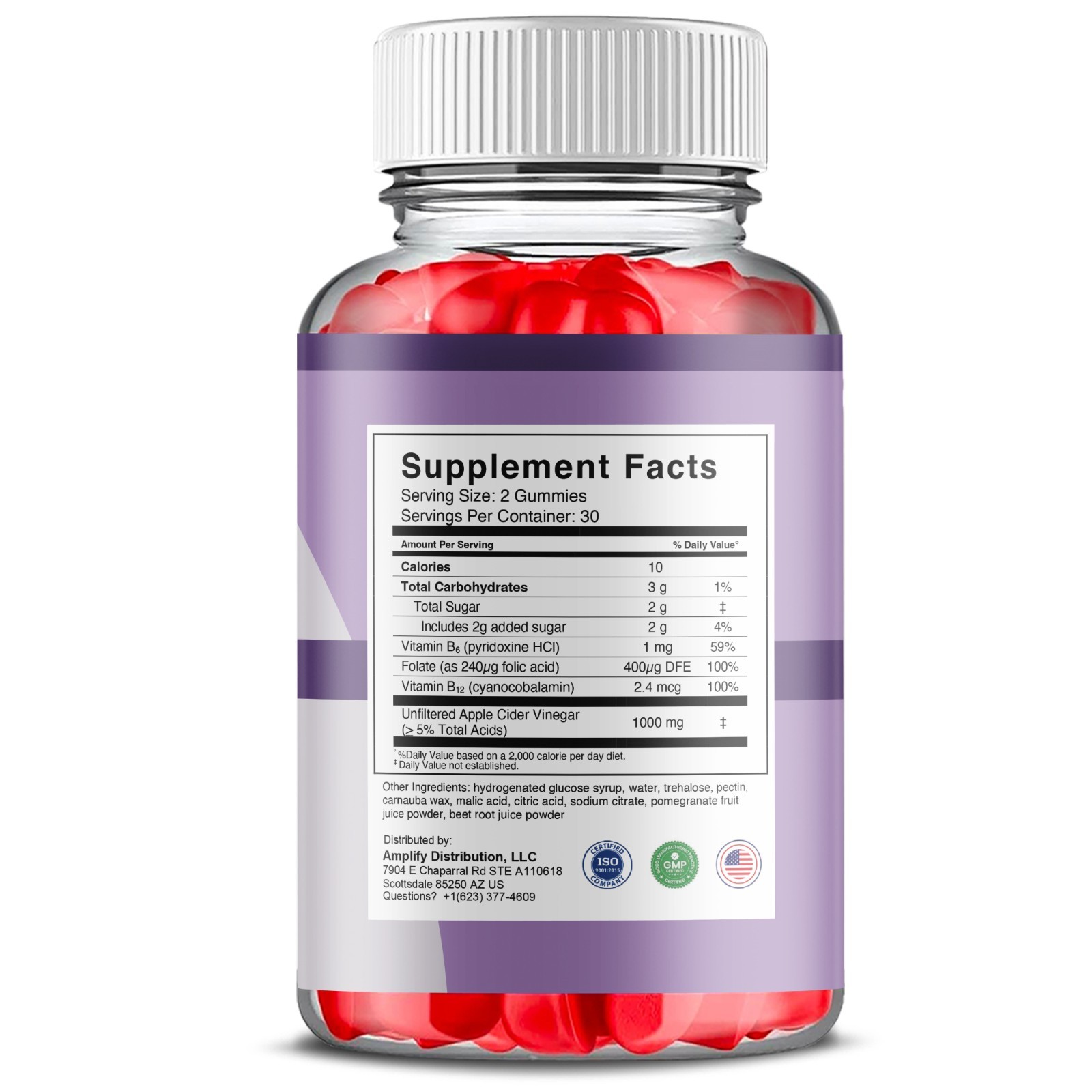 Derma Pure Skin Gummy, DermaPure Skin (60 Gummies)