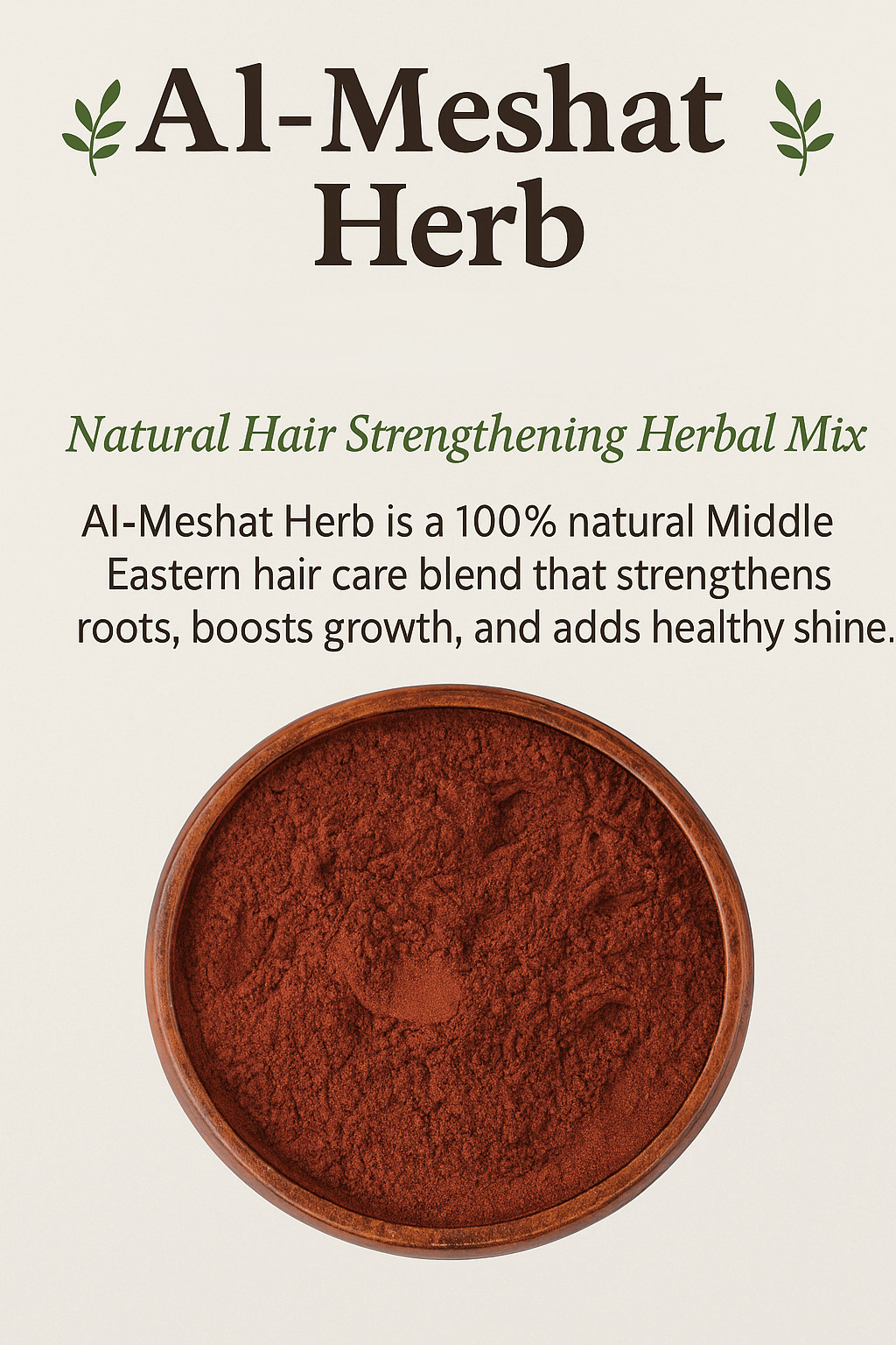 Al‑Meshat Herbal Blend 25‑400g Hair Growth & Strength | عشبة المشاط | Organic 🌿