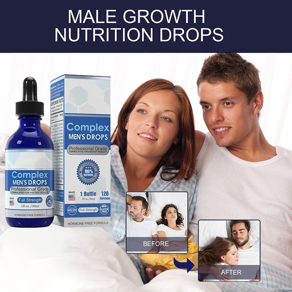 1~10x Secret Male Growth Nutrition Drops,Complex Men’s Drops 30ml for Strong Men
