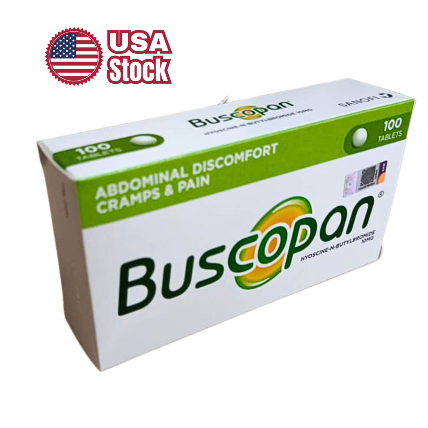 Irritable Stomach Discomfort Cramps Pain Relief 10mg 100 tablets – US Shipping