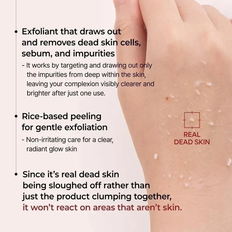 Dr.Melaxin Black & White Rice Peel Shot Ampoule, Gentle Acid Exfoliating Duo