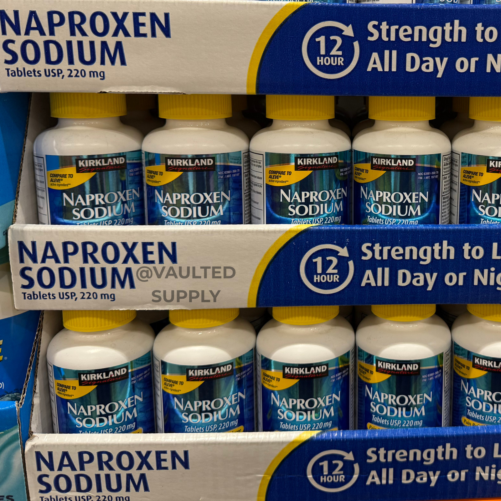 Kirkland Signature Naproxen Sodium, 220 mg, 400 Caplets EXP 06/2026