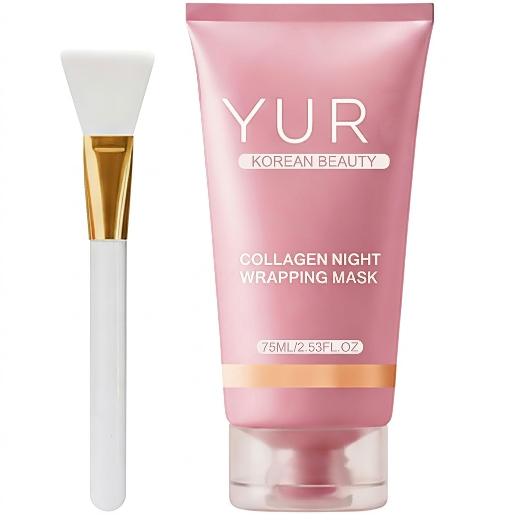 Yuri Korean Beauty Collagen Night Wrapping Mask Skincare Facial Hydrating 75ml