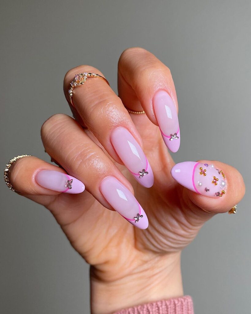 Pink nails designs and ideas