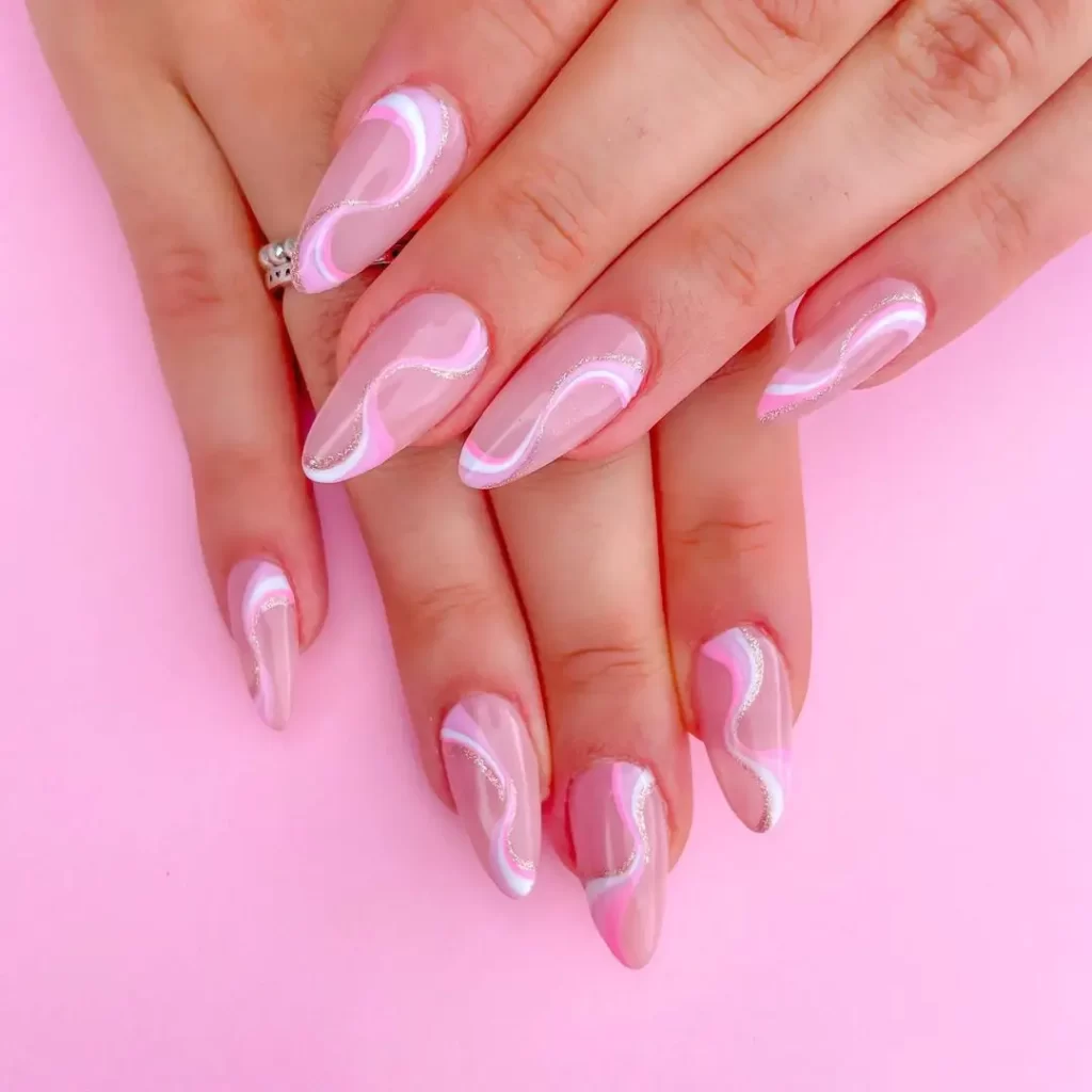 Pink nails designs and ideas