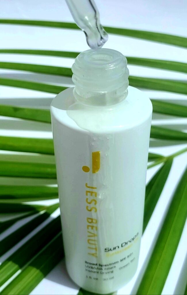 Jess Beauty sun Drops SPF 50 Sunscreen