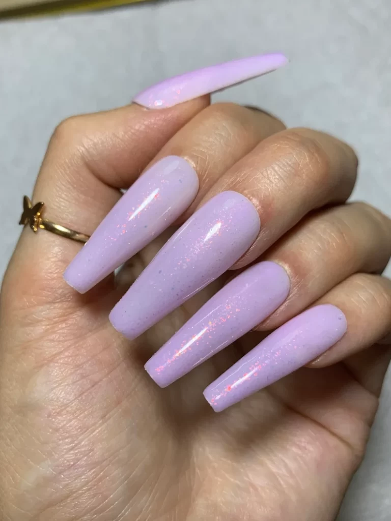 Light Purple nail designs