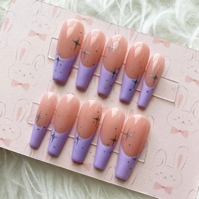 Light purple nail designs