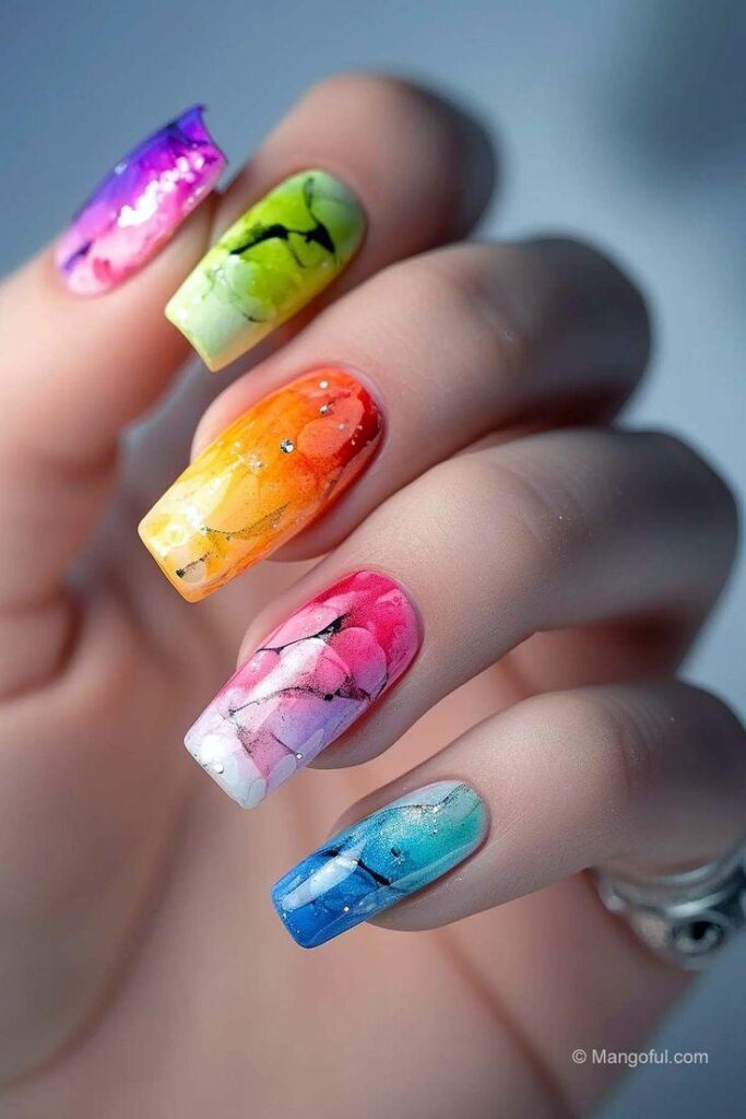 tropical tropical nail designs 