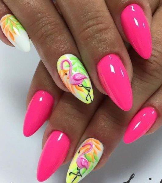 tropical nails