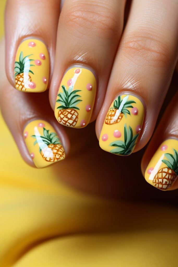 tropical nail designs