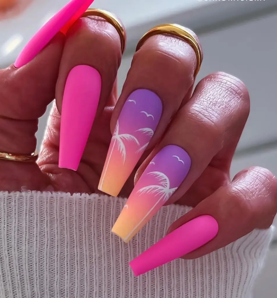 tropical nails