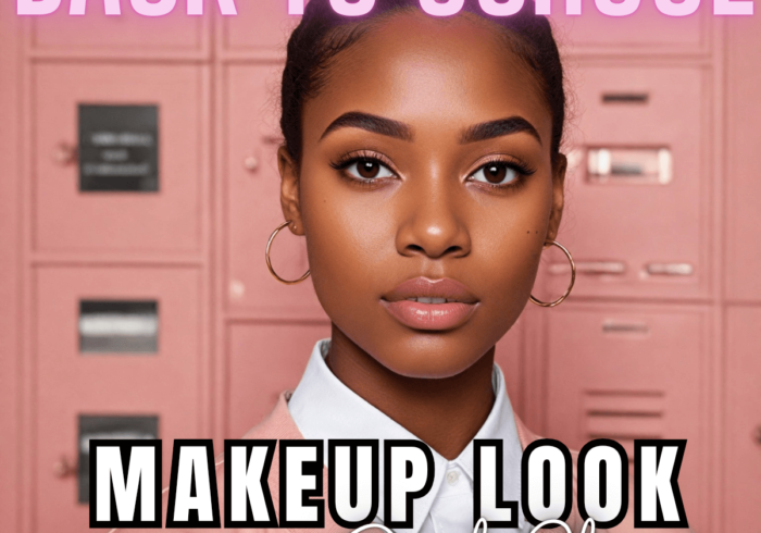 Back to school makeup black skin